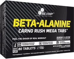 Olimp Supplements Beta-Alanine Carno Rush - Aminozuur / Beta-Alanine - 80 Tabletten - 1 Stuk