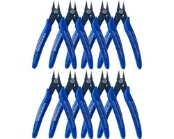 Wire Cutters - Small 10 Pieces KAIHAOWIN 170 Wire Spool Cutters Cutting Pliers