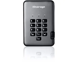 iStorage diskAshur PRO2 1000GB Zwart, Grafiet externe harde schijf