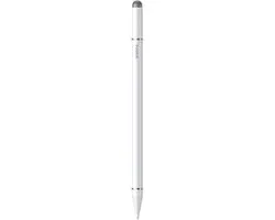 Baseus Smooth Writing III 3-in-1 Passieve Stylus Pen | Universele Touchscreen Stylus | Magnetische Stylus | Aluminium Stylus | Tablet & Smartphone Pen | iPad Android iPhone | Wit
