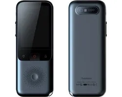 Vertaalcomputer - Vertaal Apparaat - Zwart - Slimme Vertaler - Draagbare Vertaler - Lange BatterijduurTranslator T11 - Vertaler apparaat - Draagbare Audio Translator - AI Voice Assistent - Google vertaler engine