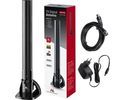 Maclean - Binnenantenne TV Radioantenne DVB-T2 HEVC - LTE DAB FM 100dBμV