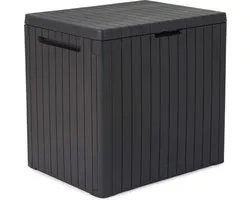 Keter City Opbergbox - 113L - 57.8x44x54.8 cm - Antraciet