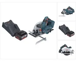 Bosch GKS 18V-57-2 Professional accu-handcirkelzaag 18 V 165 mm borstelloos + 1x accu 4,0 Ah + oplader