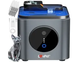 LOVPET® Drinkfontein Kat met Sensor - 3,5L Waterfontein met Filtersysteem Inclusief 3 Filters