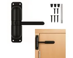 Ferme-porte Myon Home – Hydraulique et réglable – Jusqu'à 60 kg – Pour une utilisation intérieure et extérieure – Kit de montage inclus – Ferme-porte automatique – Durable et sans entretien
