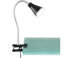 REALITY ARRAS - Klemlamp - Zwart - incl. 1x SMD 4W