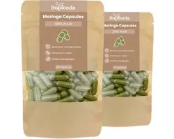 Moringa Capsules 500mg - Moringa Oleifera - 120 Plantaardige Capsules - 100% Puur Superfood Supplement