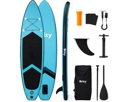 Brixy SUP Board - Opblaasbaar Paddle Board - Complete Set - 320 cm - Max. 150 kg - Turquoise