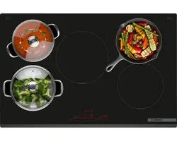 Bosch Serie 6 PIV831HB1E, Noir, Intégré, 80 cm, Plaque avec zone à induction, Verre-céramique, 5 zone(s)