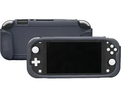 TPU Silicone Bescherm Hoes Grip geschikt voor Nintendo Switch Lite - Grijs