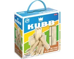 Tactic Kubb – Vang- en werpspel – Origineel Zweeds Werpspel In Handige Draagbare Doos – Duurzaam Grenenhout