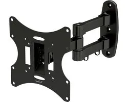 PureMounts PM-Basic2-37 Flat Wall Mount, Tilt, Swivel, Extendable for TV/Monitors up to 42 Inches