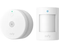 eufy Motion Sensor E20 + eufy Smoke Sensor E10 eufy Smoke Sensor E10, Accurate Fire Alerts, Ultra-Compact 70mm Design, Extended 5-Year Battery Life, Long Communication Range, Currently compatible with Homebase 3 and Homebase Pro
