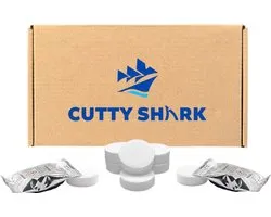 Détartrant pour machine à café Cutty Shark - 20 pastilles de détartrage universelles - pastilles de détartrage machine à café - bouilloire - détartrant - Convient pour Siemens, Jura, Nespresso, Delonghi, Senseo, Philips