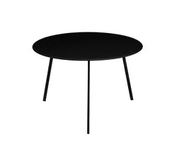 Mica Decorations Table d'Appoint d'Extérieur Seattle - H38 x Ø58 cm - Métal - Zwart