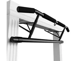 ACEP Pull up bar - Poignées antidérapantes - Convient pour : Profondeur d'encadrement : 12-21 cm. Largeur de porte : 72-92 cm - Max 200KG - Barre de traction à porte - Poids de fitness - Entraînement de force