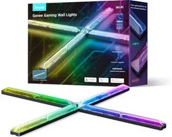 Govee Gaming Wall Lights (4+1) - gaming verlichting - RGBIC - app-bediening - Alexa/Google - Matter compatibel