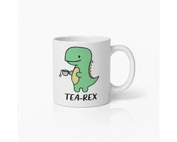 Tasse à thé Dinosaurus Tea- Rex 330 ml – Dinosaurus de dessin animé amusant avec du Thee – Cadeau Perfect pour les amateurs de thé