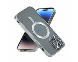 GREEN ON Camera Shield MagSafe Silicone Case geschikt voor iPhone 16 Pro - Goud