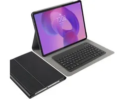 Étui Cazy avec clavier pour tablette Lenovo Yoga Tab Plus – Étui avec clavier Bluetooth AZERTY – Zwart