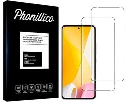 Protection d'écran pour Xiaomi 12 Lite - 2 Verres de protection Film d'écran en verre transparent