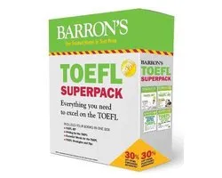 TOEFL iBT Superpack 4 Books  Practice Tests  Audio Online Barron's Test Prep