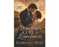 Frontier Hearts Clean Western Romances in Large Print-A Doctor's Cure for Loneliness - A Historical Western Romance (LARGE PRINT)