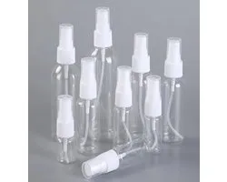 Spray Bottle - Mist Spray Bottle / Refillable Roller Bottles - For Cleaning, Perfumes, Essential Oils – Travel Size -5ml，10ml，15ml，20ml，30ml，50ml，60ml，80ml，100 ml, 9 pieces