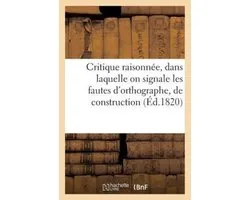 Sciences Sociales- Critique raisonnée, dans laquelle on signale les fautes d'orthographe, de construction
