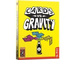 999 Games - Cards vs Gravity - Partyspel - Gebruik een willekeurige fles als speelbord - Ook geschikt voor grotere groepen - Gezelschapsspel - Actiespel - Klein cadeautje