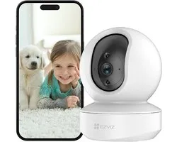EZVIZ TY1 1080P – Caméra de surveillance intérieure Wi-Fi – Rotation et inclinaison à 360° – Détection de mouvement – Suivi intelligent – Audio bidirectionnel – Vision nocturne