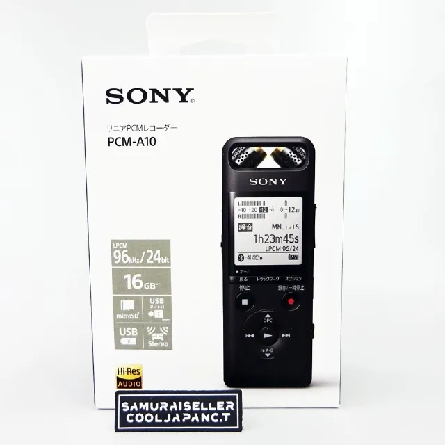 SONY PCM-A10 PCM Hi-Res Recorder 16GB Bluetooth from Japan NEW