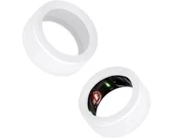 Ring en silicone pour Oura Ring Gen 3 - 2 pièces - Housse de protection en silicone souple Witte pour salle de sport - Accessoires de vêtements pour bébé de protection adaptés aux tailles S(6/7/8/9/10)