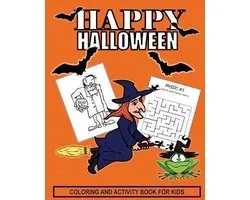 Spooky Creepy Crawly Books- Halloween Coloring And Activity Book For Kids