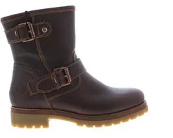 Panama Jack Felina Igloo dames boot - Cognac - Maat 38