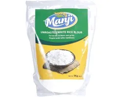 Manji - Farine de Riz Witte Non Torréfié - 3x 1 kg