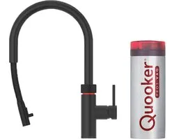 Quooker Flex Kokendwaterkraan - C uitloop - PRO3 VAQ Reservoir - Zwart