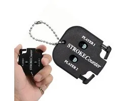 Stripe compteur de coups de golf pour 2 joueurs, double cadran