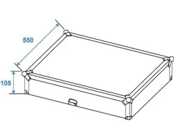 ROADINGER Mixer Case Pro MCB-19 sloping, bk, 12U
