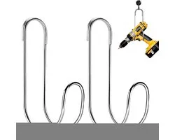 Hose Hook - Water Pipe Storage Set 2-Piece,Stainless Steel Hooks Hanging System Storage Solution For Garden, Garage And Yard