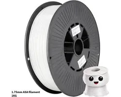 ASA WIT 3D Printer Filament 1.75 mm - Hoge Kwaliteit en Duurzaam - Compatibel met Creality, Bambu Lab, Esun en Andere 3D Printers - Perfect voor 3D Printen van Prototypes, Modellen en Accessoires - voor Professioneel en Thuisgebruik