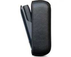 KELERINO. Etui en cuir pour IQOS 3 Duo - Zwart