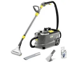 Kärcher Puzzi 10/1 Professional Sproei-extractie apparaat - Tapijtreiniger - Incl. vloermond en bekledingszuigmond - Reinigingsmiddel tabs 48 st. - Dieptereiniging