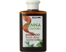 Henna Cure&Care Shampoo colour + rood 300 Milliliter