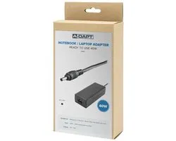 Alimentation pour ordinateur portable A-DAPT® compatible avec Samsung Ultrabook - 19V 2,1A 40W - prise 3,0 x 1,1 mm - remplacement 1 pour 1 pour ordinateurs portables Samsung