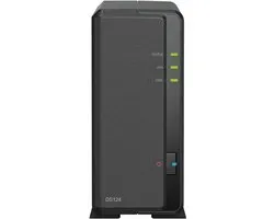 Netwerk Opslag - Privé Cloud - Centraal Gegevensbeheer - Compact 1-Bay Ontwerp - 2TB Inclusief - Zwart