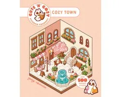 Cute 'n' Cozy Sticker Therapy Series- Cute 'n' Cozy Sticker Therapy: Cozy Town