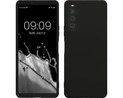 coque kwmobile pour Sony Xperia 10 V - Coque pour smartphone - Coque arrière en noir