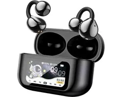 Casque open-ear universel – Design ergonomique pour un meilleur ajustement | Casque de sport sans fil pour entraînements, natation, salle de sport, sports, fitness, vélo et voyages - noir